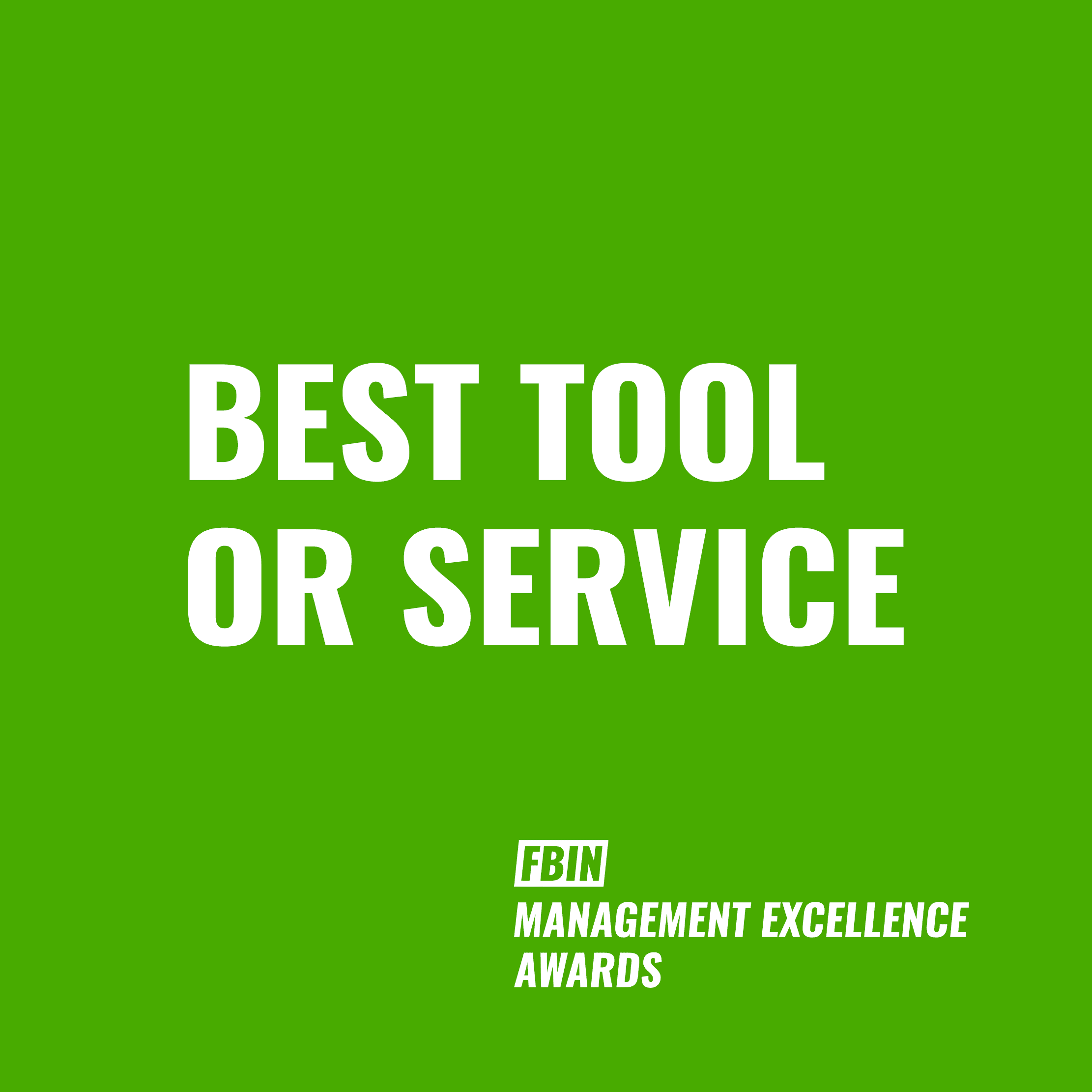 Marketing Excellence Award - Best Tool or Service